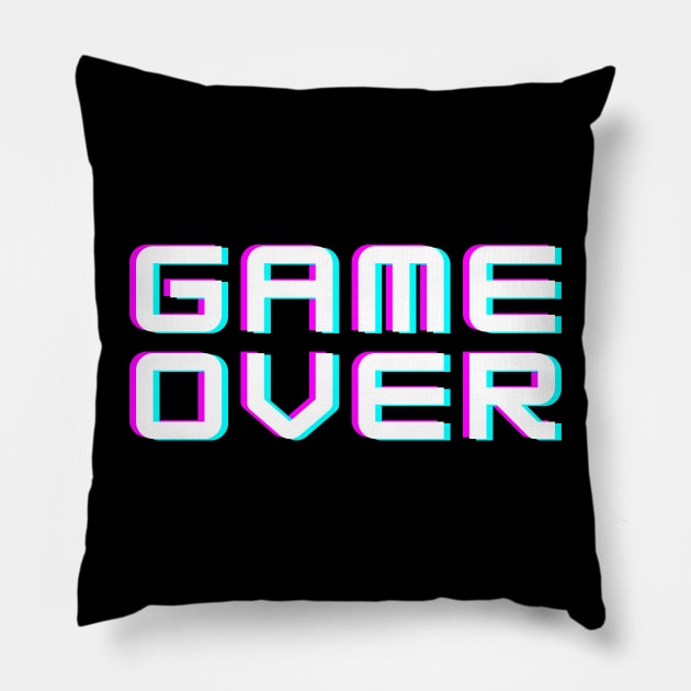 Game Over Pillow by Mahmoud