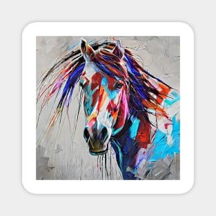 painting ointment horse Magnet