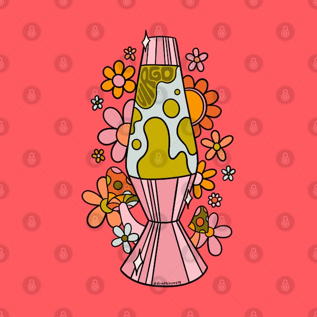 Virgo Lava Lamp by Doodle by Meg