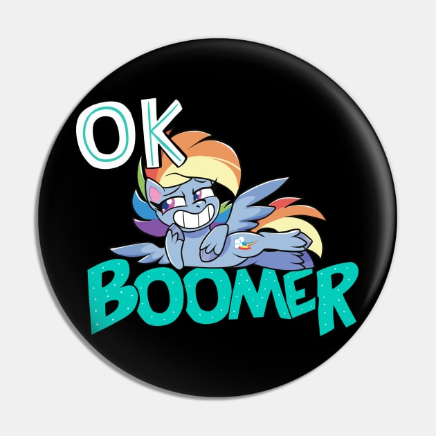 OK Boomer Pin by Baja Gryphon