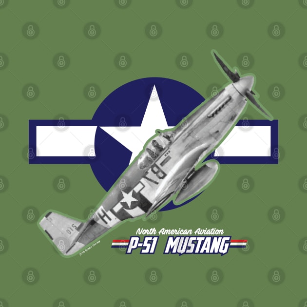 P-51 Mustang by Illustratorator