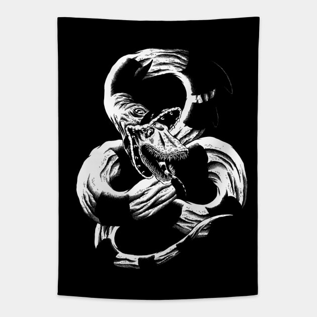 Sandworm 1 Tapestry by JonathanGrimmArt