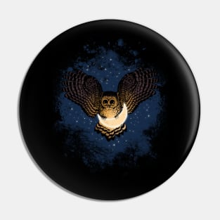 Owl Catch the moon Pin