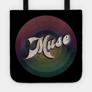 retro vintage circle Muse Tote