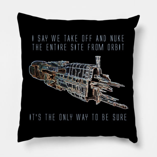 Sulaco Nuke Pillow by EchoVictor