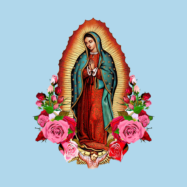 Our Lady of Guadalupe Virgin Mary - Virgin Of Guadalupe - Mask | TeePublic