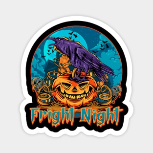 Fright Night Halloween Magnet