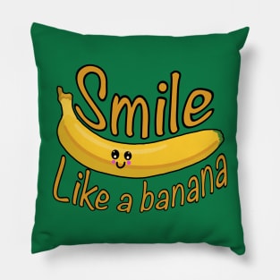 Smile Like a Banana Pillow
