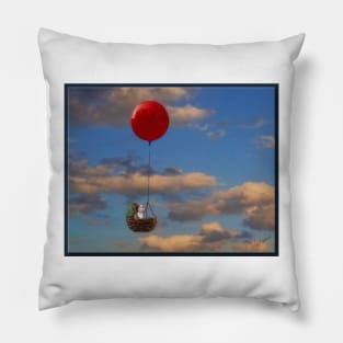 The Red Balloon Pillow