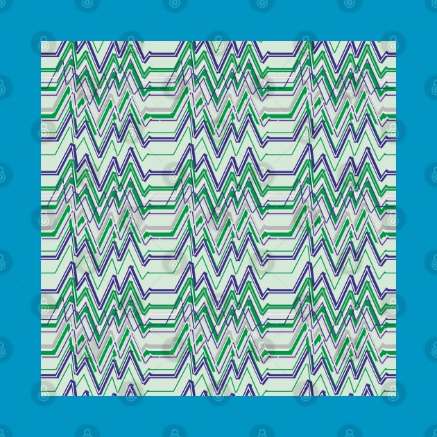 Geometric zigzag shapes, abstract by ilhnklv