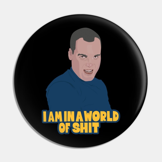 Private Gomer Pyle „I Am in a World of Shit“ Quote Tee Pin by Boogosh