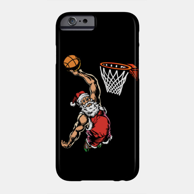 Basketball Santa Player Christmas Hat Ball Sports Lover Tee Cool