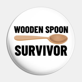 Wooden Spoon Survivor Pin