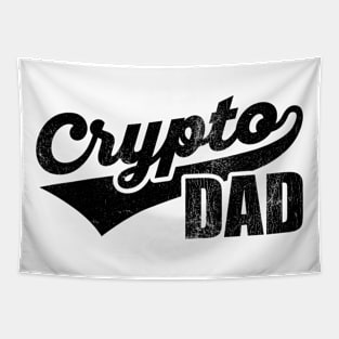 Crypto Dad Vintage Athletic Swoosh Tapestry