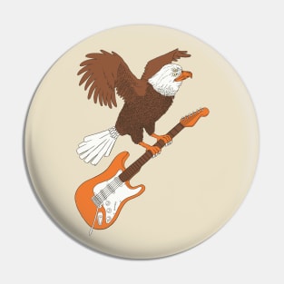 psychedelic eagle Pin