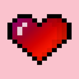 Pixelated Heart T-Shirt