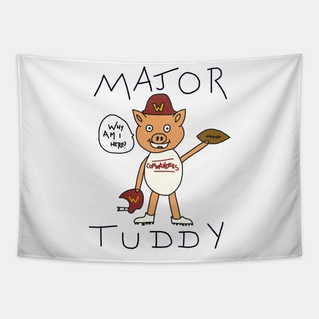 Major Tuddy Tapestry by darklordpug