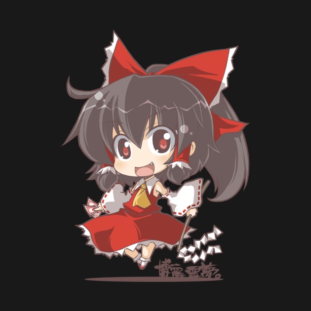 Hakurei Reimu Chibi by KokoroPopShop