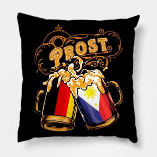 Oktoberfest Wiesn Prost Deutschland - Philippines Tshirt Pillow