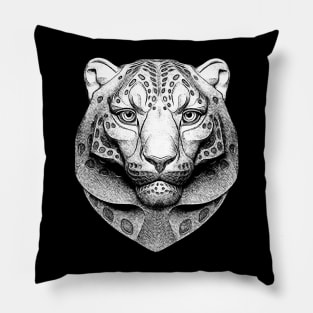 Snow Leopard Pillow