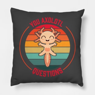 Cute Axolotl Pillow