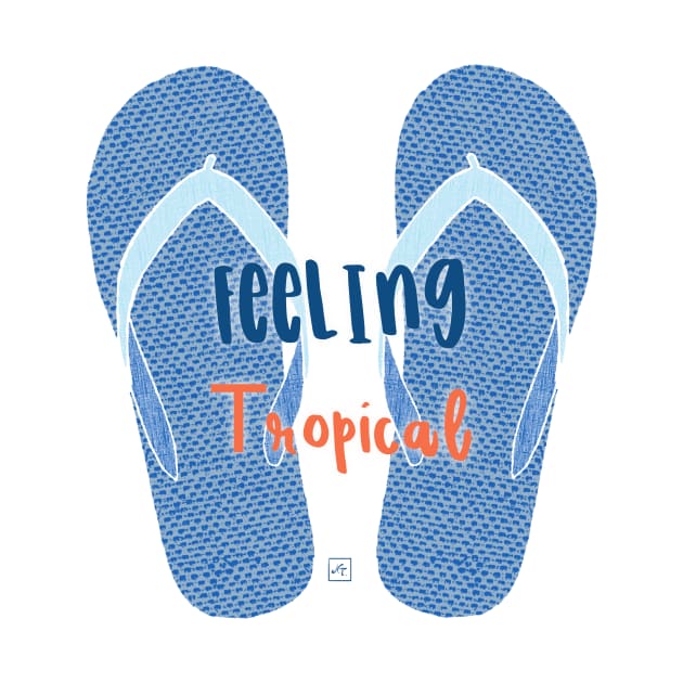 Feeling tropical flip flop by nasia9toska