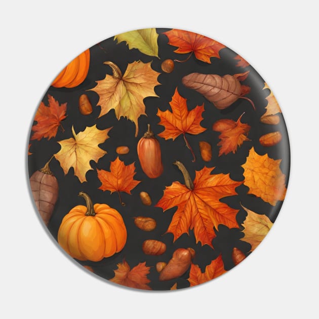 autumn leaves and pumpkins colorful pattern Pin by in leggings