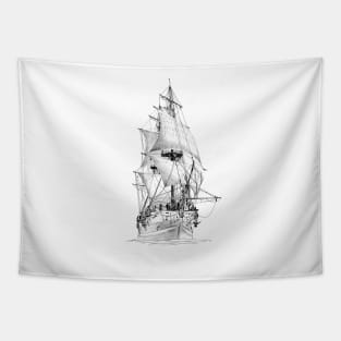 Segelschiff Tapestry