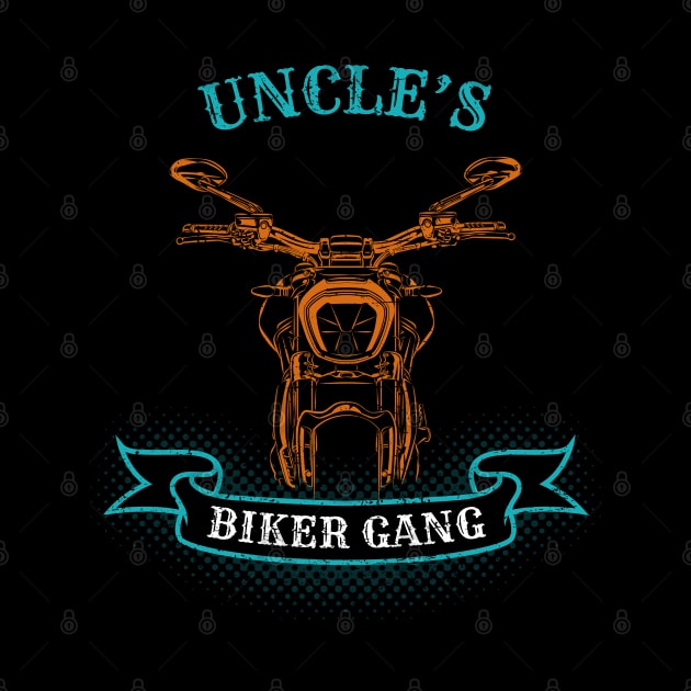 Uncle's Biker Gang Father's Day by DwiRetnoArt99