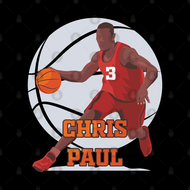 Chris Paul Basketball by Purwoceng