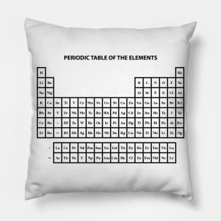 Periodic table Pillow