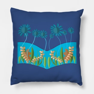 River flowers Pillow