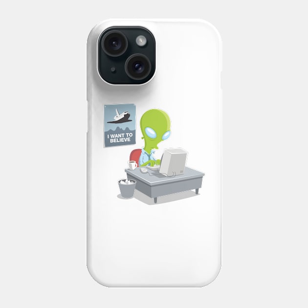 I want to believe Phone Case by SeeMikeDraw