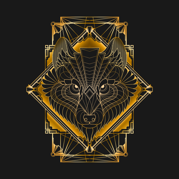 Art Deco Wolf Art Deco Wolf