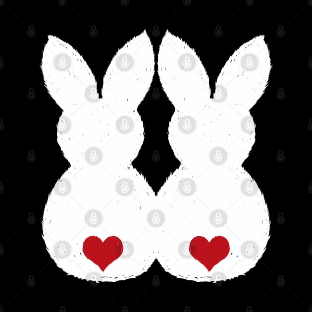 Easter Bunny Love Couple Shirts and Gifts by Shirtbubble