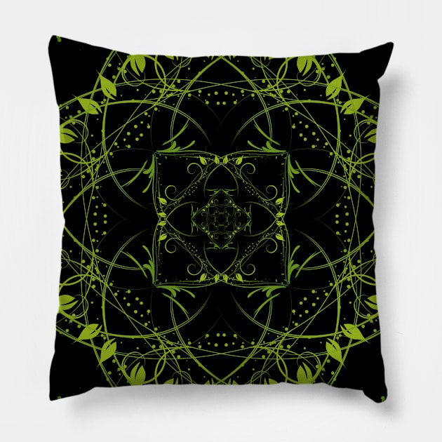 Flower Pattern 5 Pillow by Danion