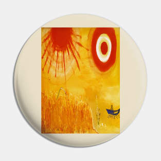 Marc Chagall A Wheatfield On A Summers Afternoon Pin