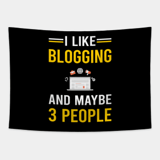 3 People Blogging Blog Blogger Tapestry