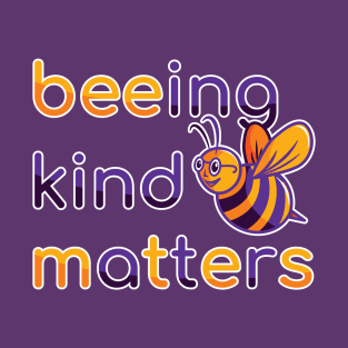 Being Kind Matters (purple and yellow) T-Shirt