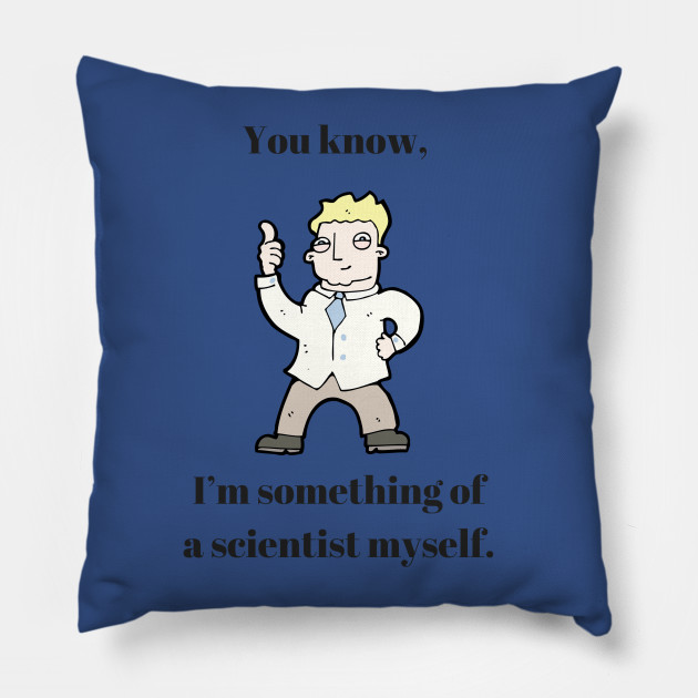 you know i m something of a scientist myself memes pillow
