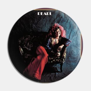 Janis Joplin - Pearl Tracklist Album Pin