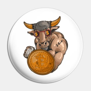 bitcoin bull Pin