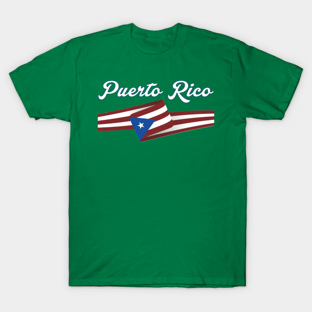 Puerto Rico Flag Long Banner T Shirt By Asj Puerto Rico T