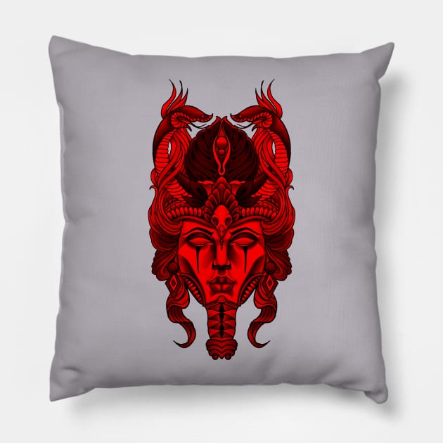 Neotrad face Pillow by Tattoos_by_George