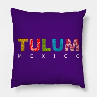 Tulum Mexico Pillow