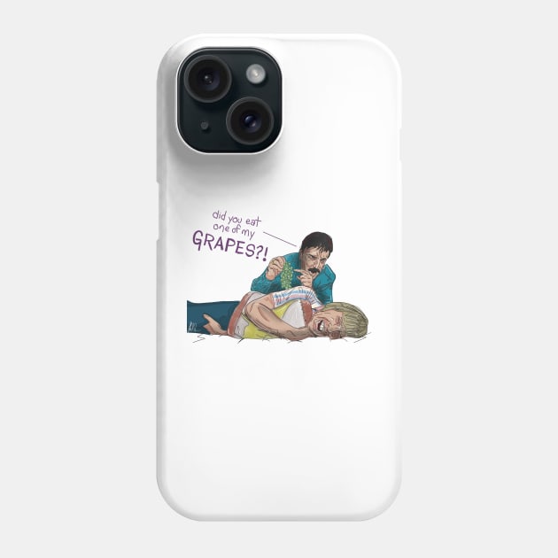 Did You Eat One Of My Grapes?! Phone Case by 51Deesigns