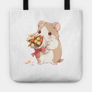 Floral Messenger: Hamster of Love Tote