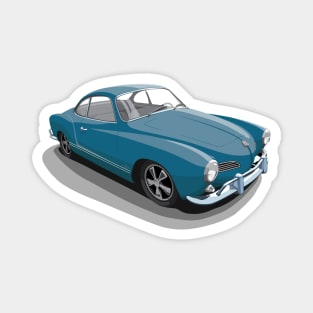 karmann ghia in blue Magnet