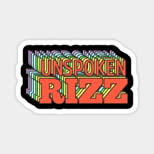 Unspoken Rizz Pastel Magnet