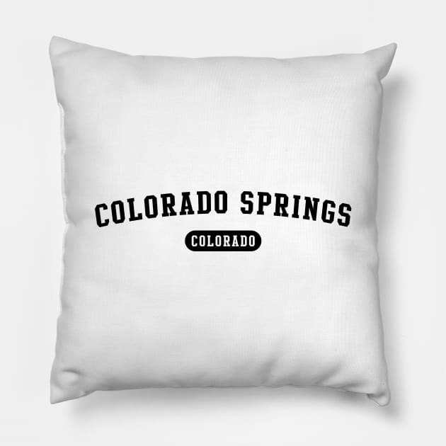 Colorado Springs, CO Pillow by Novel_Designs